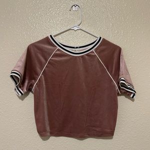 Bozzolo Velvet Crop Top